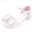 thumbnail image 1 of LYHaoo Girls Sandals Girl's Leather Shoes Shoes Dress Shoes Student Performance Shoes Wedding Banquet Flower Sizes 12 Little Kid(5.5-6 Years), 1 of 6
