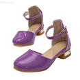 thumbnail image 1 of LYHaoo Girls Sandals Girls Sandals For Girls Stylish High Heels For Daily Wear Weddings Birthday Parties And School Events For Dress And Dance Outfits Sizes 11.5 Big Kid(8-9 Years), 1 of 6