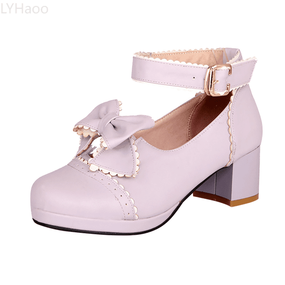 LYHaoo Girls Sandals Girls Sandals Kids Heels Open Toe Ankle Strap Dress Shoes Flower Wedding Party For Little/Big Kid Sizes 3 Big Kid(11-11.5 Years)