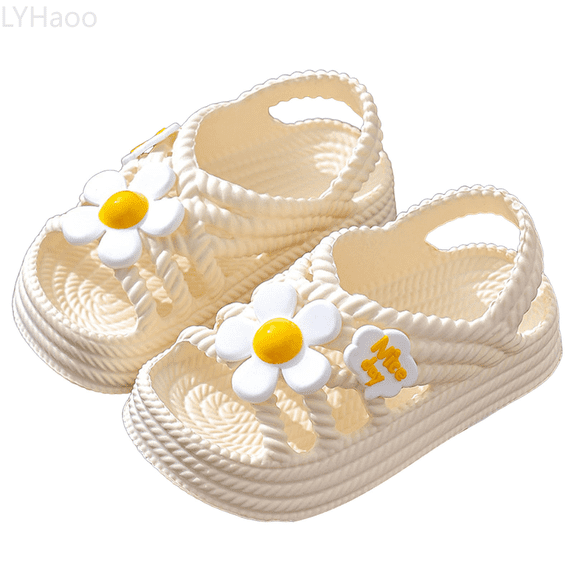 LYHaoo Girls Sandals Girls Sandals For Outdoor Play Comfortable Summer Breathable Lightweight Casual Walking Shoes For Toddlers Kids Age 3 10 With Slip Sole Sizes 26 Little Kid(4-5 Years)