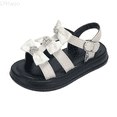 thumbnail image 1 of LYHaoo Girls Sandals Trendy Kids' Stickers Casual Shoes For Daily Wear Ideal For Active Play Perfect For Age 4 15 Great Pairing With Dresses In Spring And Summer Sizes 10 Little Kid(5 Years), 1 of 4