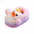 thumbnail image 1 of LYHaoo Girls Slippers Cozy Indoor Winter Shoes With Sole For Toddler And Kids Soft Warm Lined Footwear Non Bottom Cute Animal Design Comfortable Daily Wear Sizes 9 Little Kid 2.5-3 Years, 1 of 6