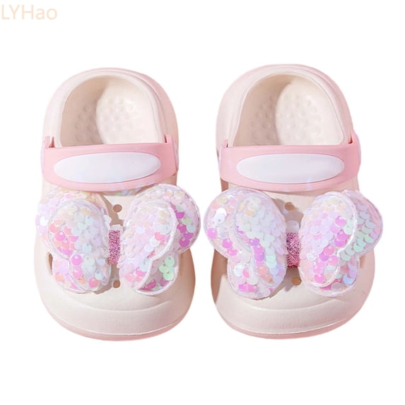 LYHaoo Girls Slippers For Toddlers Summer Cute Cartoon Breathable Openwork Sandals Lightweight Casual Shoes For Kids Age 1 6 Sizes 9 Little Kid 3.5-4 Years