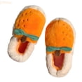 thumbnail image 1 of LYHaoo Girls Slippers Winter Shoes Soft Sole Non Indoor Cute Orange Design Warm Cozy Slippers For Teen Girls Home Comfort For Ages 10.5 13 Years Sizes 2.5 Big Kid 10.5-11 Years, 1 of 6