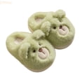 thumbnail image 1 of LYHaoo Girls Slippers Winter Warm Fuzzy Shoes Indoor Cute Bear Design Comfortable Kids Home Footwear For Toddlers And Children Sizes 12 Little Kid 5.5-6 Years, 1 of 6