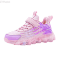 thumbnail image 1 of LYHaoo Girls Sneakers Lightweight Breathable Mesh Running Shoes For Kids Comfortable Fashion Athletic Footwear Toddler Sports Walking Shoes Sizes 1 Bid Kid Purple(9-9.5 Years), 1 of 6