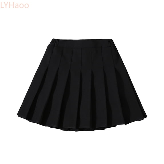 LYHaoo Girls Summer Fashion Waist Tennis Pleated Slim Skirt Casual Mini Waist Skirt Fashion High Skirt Girls School Uniform Skirt,Sizes 5-6 Years