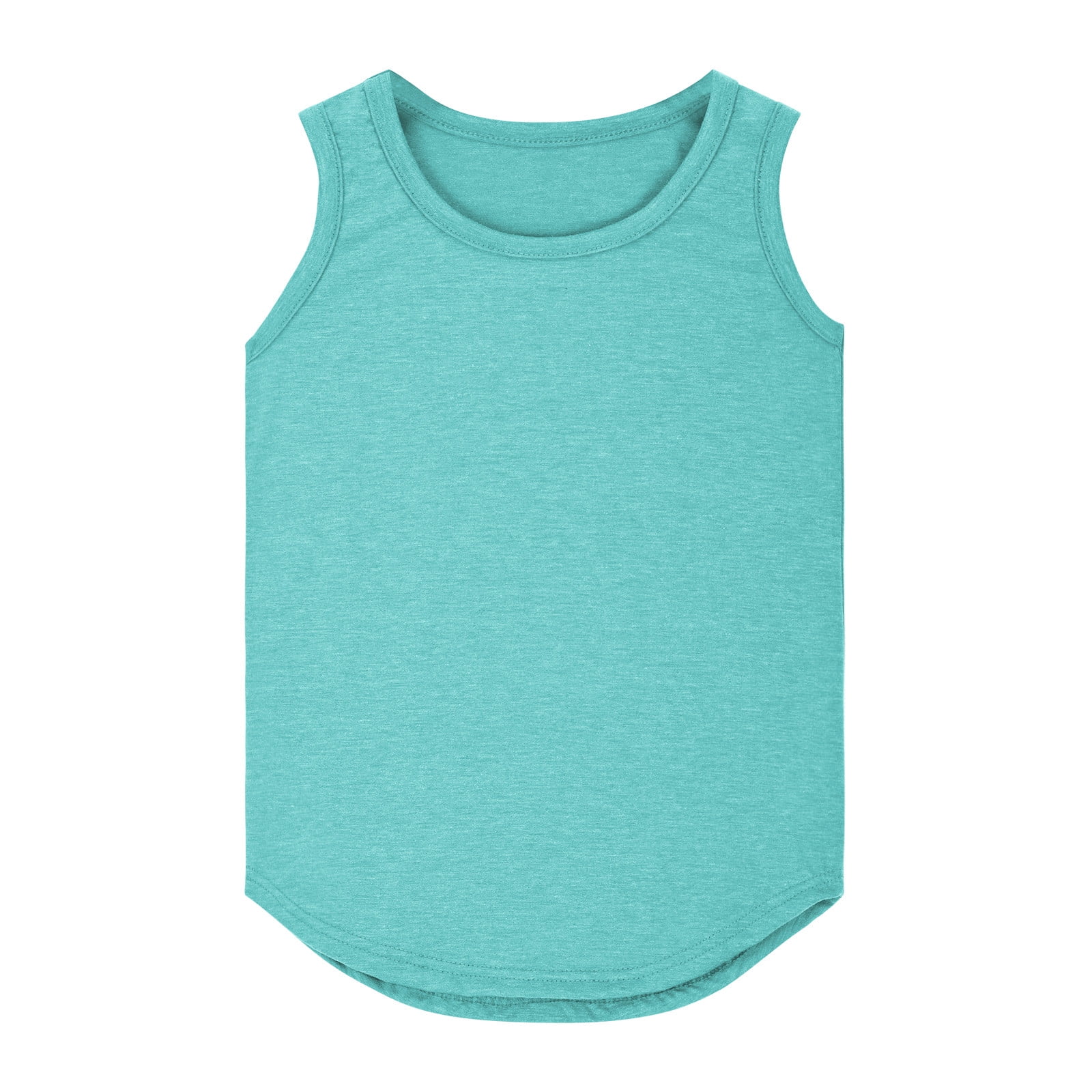 Duxyoz Girls Tank Tops Kids Summer Casual Sports Crop Top