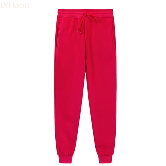 LYHaoo Girls Winter Warm Joggers Sweatpants Long Pants Elastic Waist Sports Pants School Uniform Pants,Sizes 2-3 Years