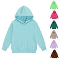 thumbnail image 1 of LYHaoo Hoodie Sweatshirt for Girls and Boys Oversized School Uniform Pullover Hooded with Pockets,3-4 Years, 1 of 5
