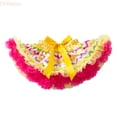 thumbnail image 1 of LYHaoo Girls Rainbow Birthday Party Tutu Skirt Performance Skirt Bowkot Cute Fashion Dot Printing Skirt Girls Layered Skirt,Sizes 0-1 Years, 1 of 5