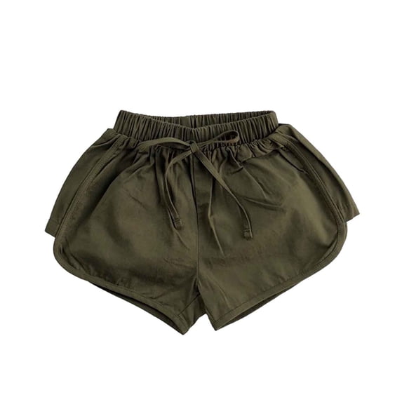 LYHaoo Kids Boys Girls Casual Solid Shorts Summer Holiday Beach Pants Child Sport Shorts Trendy Kid Shorts Sizes 3-4 Years Green