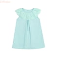 thumbnail image 1 of LYHaoo Kids Toddler Baby Girls Summer Solid Cotton Sleeveless Casual Dress Cotton Kids Dresses For Girls Clothing,Girls Basic Dresses Sizes 3-4 Years Blue, 1 of 7