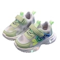 thumbnail image 1 of LYHaoo Luminous Kids Girls Light Sport Children LED Shoes Baby Shoes Sizes 6 Green(Toddler), 1 of 6