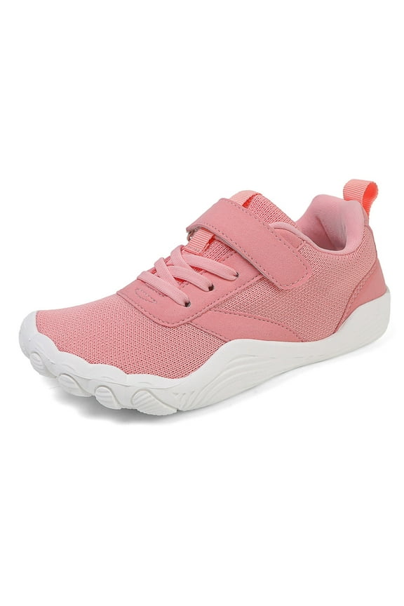 New Children's Wide Head Barefoot Five Finger Soft Sole Casual Shoes Sizes 11 Pink(Little Kid)