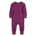 thumbnail image 1 of LYHaoo Baby Cotton Rompers Footless Pajamas Zipper Long Sleeve Sleeper Jumpsuit Boys Jumpsuit Romper 18-24 Months Red(Toddler), 1 of 6