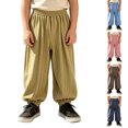 thumbnail image 1 of LYHaoo Relaxed Fit Boys Pants For Kids Tee Lasting Everyday Trousers For Boys And Girls Long Pants for Boys(Gray), 1 of 7