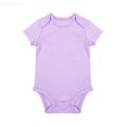 thumbnail image 1 of LYHaoo Romper for Girls Unisex Baby Solid Baby Bodysuit Romper Blank For 0 24 Months Boys Girls Sizes 18-24 Months(Purple), 1 of 4