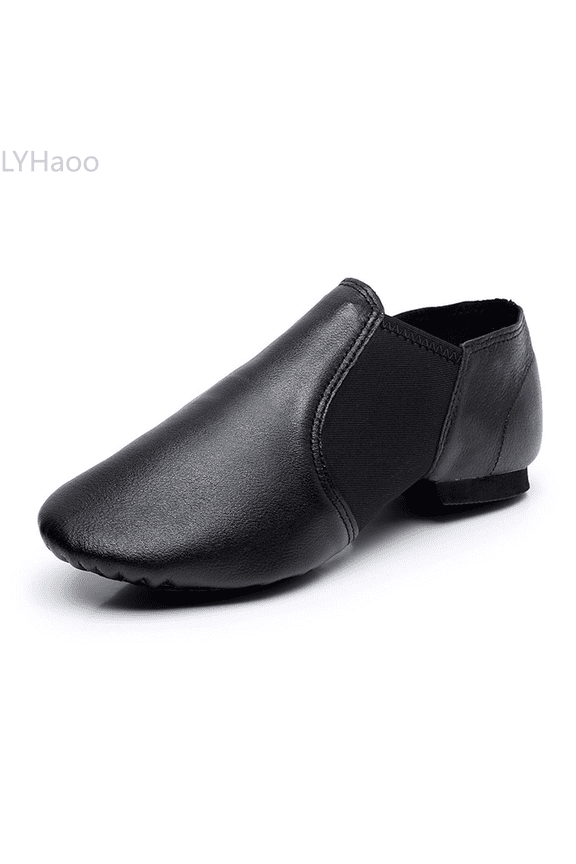 Soft Sole Leather Jazz Dance Shoes For Girls Ideal For Dance Practice And Performance Sizes 13 Little Kid Black(7-8 Years)