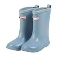 thumbnail image 1 of LYHaoo Spring Summer And Autumn Children's Short Boots With Mid Calf Length Lightweight And Elegant Featuring Smooth Curved Design Suitable For Rain . Sizes 12 Blue(Little Kid), 1 of 5