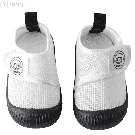 LYHaoo Summer Walking Shoes For Baby Girls Soft Sole Breathable Infant Shoes For Boys 0 3 Years Old Sizes 13 Toddler Black(6-11 Months)
