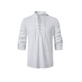 thumbnail image 1 of LYHaoo Toddler Boys Medieval Shirt Renaissan Lace Up Halloween Scottish Jacobite Classical Tops Summer Basic Sizes 15-16 Years White, 1 of 6