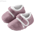 thumbnail image 1 of LYHaoo Toddler Girls Athletic Sneakers Winter Indoor Outdoor Slipper Shoes Drop Design For Activities Durable And Comfortable Footwear Sizes 10 Little Kid Purple(3.5-4 Years), 1 of 6