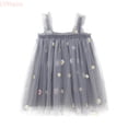 thumbnail image 1 of LYHaoo Toddler Girls Sleeveless Holiday Party Festival Floral Dress Dance Party Dresses Clothes，Vintage Girls Dress Sizes 12-18 Months Gray, 1 of 5