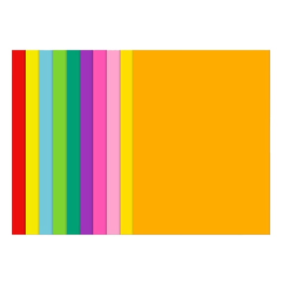 LYINGF 100 Sheets Of Colored Various Printing Paper Cardstock DIY Colored Paper Assorted Colors Construction Paper Card Stock Printer Paper for Printing,Card Making,DIY Crafts,Party Decorations