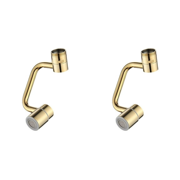 ​​LYINGF​​ 1080° Rotating Faucet Extender with Solid Brass Construction - High-Angle Swivel Faucet Attachment with Dual-Function Sprayer for Enhanced Sink Flexibility and Water Flow Control