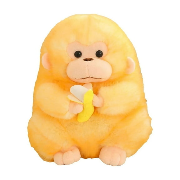 LYINGF 11.81" Cute Monkey Stuffed Animal - Ultra-Soft Fluffy Plushie for Kids Bedtime, Small Huggable Nursery Decor for Babies/Toddlers (Boy & Girl Gift)