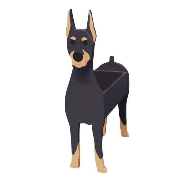 LYINGF 1PCS Garden Flower Pot Dog Poodle Chihuahua Animal Planters Flower Pot Dog Planter Storage Containers Dog Planters Garden Pet Dog Storage Pots Decorative Ornaments Animal Shaped