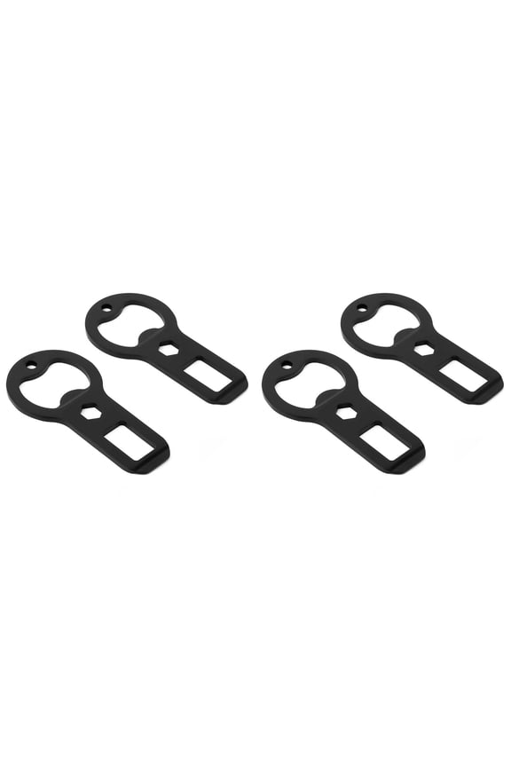 2 Pcs Multi-Functional Bottle Opener Keychain, Portable Seat Belt Cutter, Stainless Steel Beer Cap Opener Key Chain for Bartender, Bar, Kitchen, Outdoor Camping, Restaurant, Gift