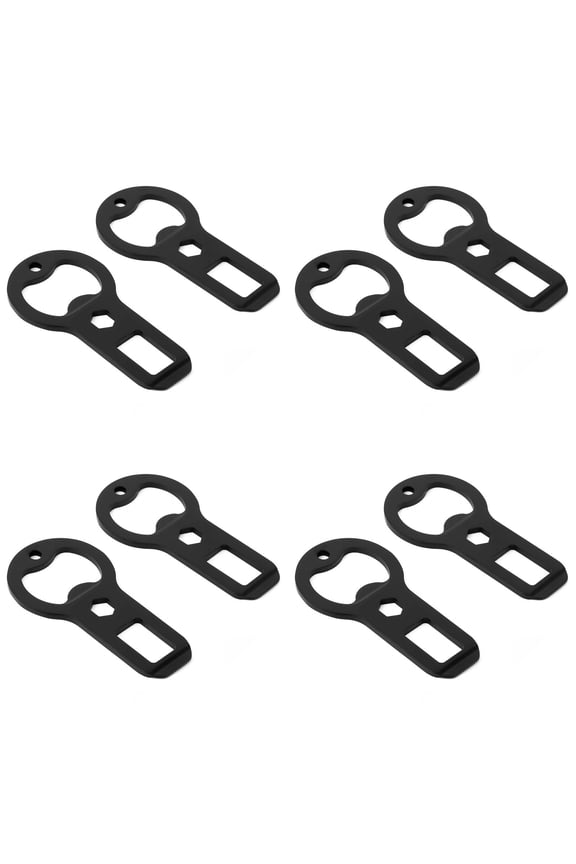 2 Pcs Multi-Functional Bottle Opener Keychain, Portable Seat Belt Cutter, Stainless Steel Beer Cap Opener Key Chain for Bartender, Bar, Kitchen, Outdoor Camping, Restaurant, Gift