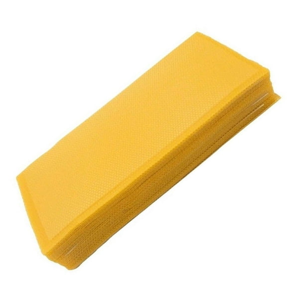LYINGF 30PCS/SET Beehive Foundation Wax Frames Beekeeping Equipment Kit,Beeswax Coated Food Grade Foundation Sheets, Deep Beehive Frame for Beekeeping