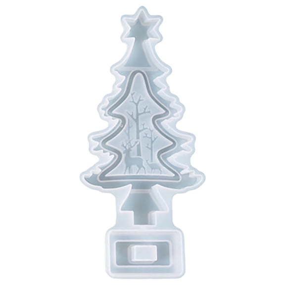 ​​LYINGF​​ 3D Santa Snowman Resin Ornament Silicone Mold - Detailed Christmas Craft Kit for Creating Festive Desk Toppers and Home Decor, Ideal for Crafters and Holiday Enthusiasts