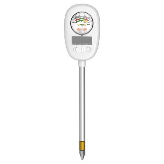 LYINGF 4-in-1 Soil Moisture Meter for Plants, Tester Measures Moisture, Light, Nutrients, and pH Levels, Soil Test Kit Great for Garden, Lawn, Farm, Indoor, and Outdoor Use, No Batteries Required
