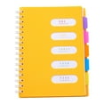thumbnail image 1 of LYINGF 5-Subject Notebook with Dividers,Large Notebook with 5 Tabs Organizer,Movable Pocket Dividers,Note Taking for Work,Notebook,Organizer Notebook,Multi Subject Notebook, 1 of 9