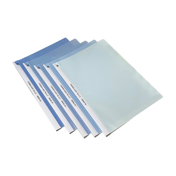 LYINGF 5Pack A4 Front Report Covers,Plastic Presentation Folders,Resume Covers, Presentation Folders,File Document Binder for Business for A4 and Letter Size Paper,Plastic Report Binders