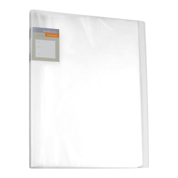 LYINGF Art Portfolio Folder Plastic Presentation Book with Multiple Pockets for Documents, Photos,Artwork, Projects, Recipes,Presentation Book for Artwork Document Organizer