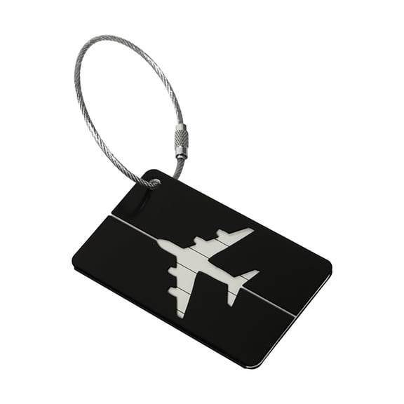 LYINGF Boarding Pass for Overseas Travel Luggage Tag, Tag Metal Luggage Tags Drop Bags Luggage Boarding Pass, Approved, Privacy Protection Travel Essentials Bag Tags, Luggage Label