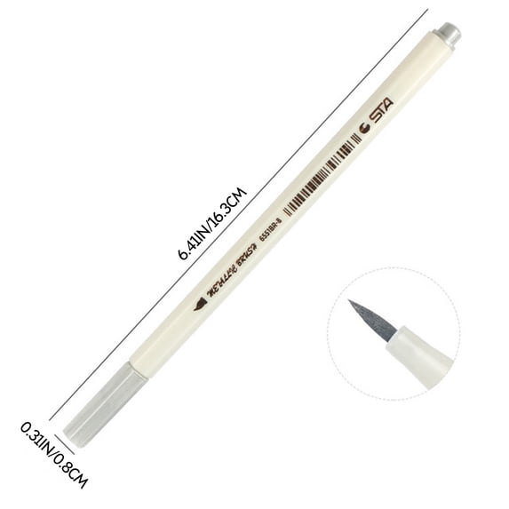 LYINGF Brushes,Metal Paint Pens,Pearlescent Coloured Markers,Colouring Pen for Black Paper,Scrapbooking,Rock Painting,DIY Arts,Crafts,Glass,Wood,Card Making,Scrapbook Supplies,Metallic Marker