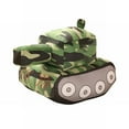 thumbnail image 1 of LYINGF Bus Plush Toy Car Plush Simulation School Bus Cute Cartoon Pillow Stuffed Van Car Cushion Plush Car Gift Cushion Children's Birthday Party Gifts (Tank, Two Size Options), 1 of 9