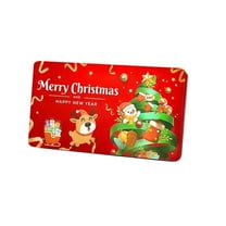 LYINGF Christmas Card Holder with 8 Slots - Tabletop Display Organizer for Xmas Greeting Cards and Envelopes, Festive Holiday Decor for Home and Office Tabletop Arrangements