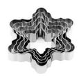 thumbnail image 1 of LYINGF Christmas Stainless Steel Cookie Cutters, 5-Piece Set of Different Sizes for Baking Cookies, Cakes, and Pastries, Durable Baking Tools for Holiday Treats, Easy to Clean and Store, 1 of 9