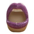 thumbnail image 1 of LYINGF Creative Ceramic Cigarette Ashtrays with Lips Style, Fashion Home Decorations, Ceramic Lips Ashtray Gift for Living Room, Office, Desk and Home Decor, 1 of 2
