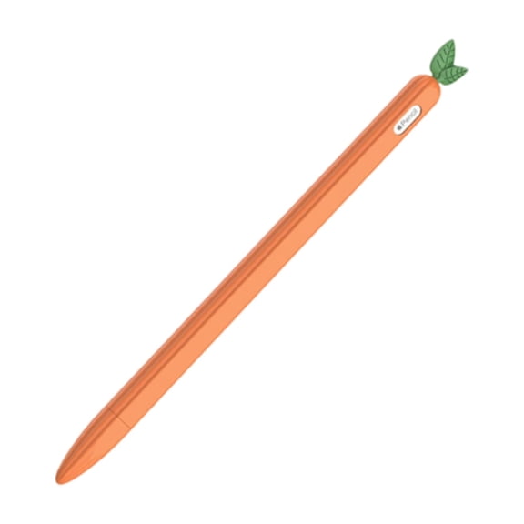 LYINGF Cute Carrot Design Case,Non Silicone Protective Cover Anti Scratch Shockproof Pen Grip Sleeve,Colorful for Tablet S Pen Stylus Bag Non-slip Protection Silicone Sleeve (Carrot Orange) 