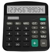 LYINGF Desktop Financial Office Calculator, Electronic Calculator with Basic Functions and Currency Conversion, Large Display, Ideal for Home, Office, and Everyday Math Calculations, Slim Profile