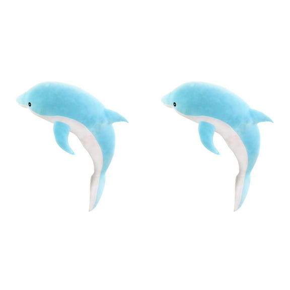 LYINGF Dolphin Stuffed Animal as Pillow, Dolphin Plush Hugging Pillow, Soft Large Dolphins Stuffed Animal Toy Doll Gifts for Kids, Valentine, Christmas