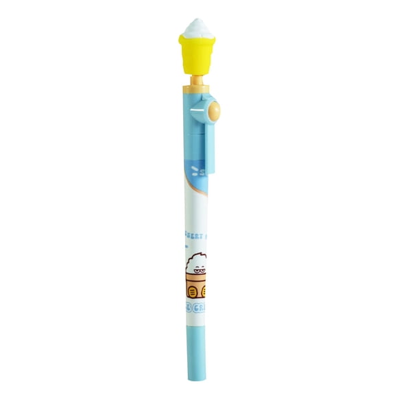 LYINGF Fun Themed Food Gel Pen Set, 1ml Retractable Ballpoint Pens in Designs Like Hamburger, Cola, Ice Cream, and Pizza, for Adding Fun to Note Taking at Office or Home